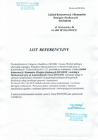 Referencja od firmy Przesiebiorstwo Usługowo Handlowe GEOMIL