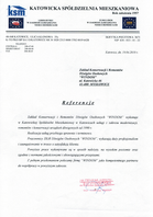 Referencja od firmy Katowicka Spółdzielnia Mieszkaniowa