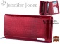 Lakierowany portfel ze skóry o wężowej fakturze Jennifer Jones F17 - SKLEP KRATECZKA Łomianki