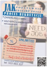Jak dostać pracę, napisać cv, wyróżnić się - Unlimited Group Polska Lublin