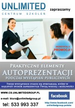 Szkolenie z autoprezentacji podczas wystąpień publicznych - Unlimited Group Polska Lublin