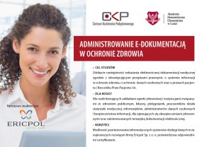 Administrowanie e-dokumentacją w ochronie zdrowia - Akademia Humanistyczno-Ekonomiczna w Łodzi Łódź