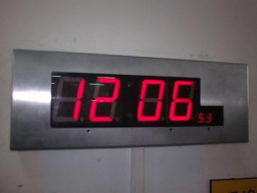 Zegar cyfrowy LED, duży, - P.P.U.H. UNISTER Janusz Karwat Wrocław