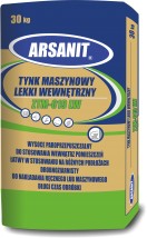 Tynk maszynowy lekki wewnętrzny - ARSANIT Sp. z o.o. Siemianowice Śląskie