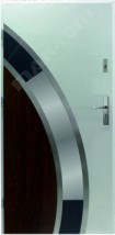 Drzwi metalowe wejściwe okleinowane ciepłe - Standard Okna Drzwi Rolety - montaż Nadarzyn