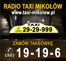 Przewóz osób - TAXI 191 96 - RADIO TAXI Mikołów