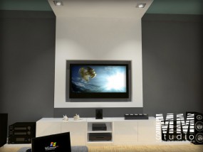 Projekt pokoju gościnnego - Studio Projektowe Magdalena Magiera Częstochowa