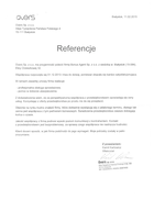 Referencja od firmy Overs Sp. z o.o.