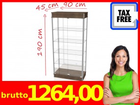 Gablota szklana, ekspozycyjna - TRL Trader Line - meble sklepowe Białystok