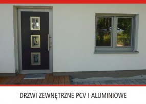 DRZWI zewnętrzne PCV i ALUMINIOWE - OKNA PCV TUR-PLAST - producent Okien PCV, okna energooszczędne, okna nietypowe, drzwi zewnętrzne PCV, drzwi przesu