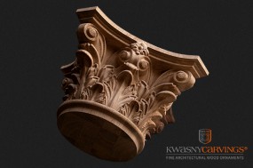 Drewniane kapitele rzeźbione - KWASNYCARVINGS Jaworze