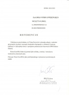 Referencja od firmy IPM Elektro Gdynia
