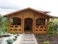 DOM DREWNIANY OGRODOWY MODEL G28 Bystra - JAR-MAT - producent domów z drewna