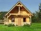 Bystra DOM DREWNIANY CAŁOROCZNY MODEL D26 - JAR-MAT - producent domów z drewna