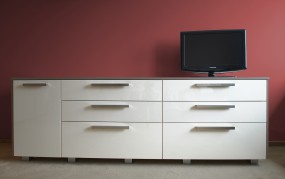 Komoda pod TV biała - Art.deco Wyszków