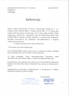 Referencja od firmy Hortino Zakład Przetwórstwa Owocowo – Warzywnego Leżajsk Sp. z o.o.