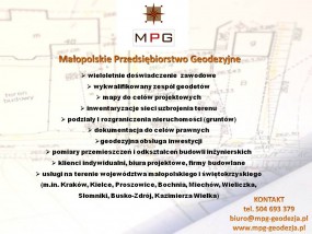 Mapy do celów projektowych - Małopolskie Przedsiębiorstwo Geodezyjne - MPG Proszowice Proszowice