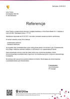 Referencja od firmy Antor Polska
