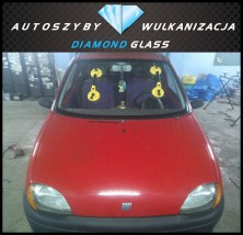 Fiat Seicento - Szyba czołowa wymiana - Auto Szyby Diamond Glas Dąbrowa Górnicza