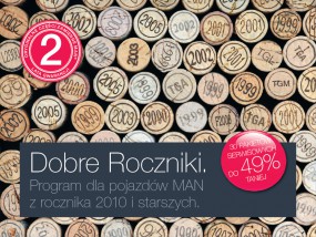 Dobre roczniki - Program dla pojazdów MAN z rocznika 2010 i starszych - TRANSBUD Nowa Huta S.A. Kraków