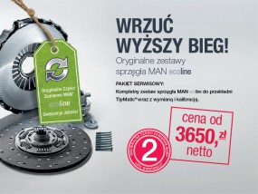 Wrzuć wyższy bieg - Oryginalne zestawy sprzęgła MAN ecoline - TRANSBUD Nowa Huta S.A. Kraków