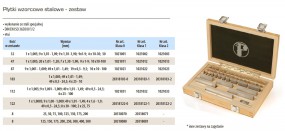 Płytki wzorcowe stalowe komplet klasa 0,1, - PowerTech s.c. - Przyrządy pomiarowe Andrychów