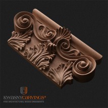 Carved wood capitals - KWASNYCARVINGS - ornamenty drewniane Jaworze