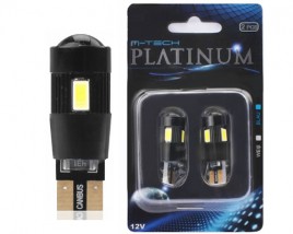 Żarówki LED T10 W5W CANBUS 6x SMD5630 + SOCZEWKA Białe - 2 szt. - Orled24 Oświetlenie i Akcesoria Led Marcin Ostrowski Nowa Sól
