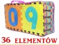DUŻE PUZZLE PIANKOWE 36 PUZZLI LITERY I LICZBY Puzzle - Nysa ARAMIZ Zabawki dla Twojego dziecka
