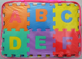 MEGA PAKA PUZZLI PIANKOWYCH W TORBIE 72 ELEMENTY - ARAMIZ Zabawki dla Twojego dziecka Nysa