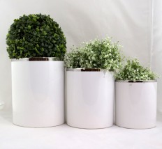 Osłonki,donice kolekcja White - Agnieszka Baran F.H.U. ABESKO Węgrzce