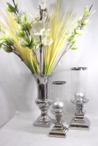 Świeczniki i lampiony kolekcja Silver - Agnieszka Baran F.H.U. ABESKO Węgrzce