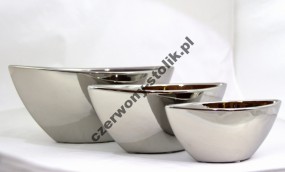 Osłonki i doniczki kolekcja Silver - Agnieszka Baran F.H.U. ABESKO Węgrzce