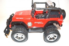 JEEP  WRANGLER  STYLE   ZDALNIE STEROWANY   ZE  ŚWIATŁAMI  I DŹWIĘKIEM - ARAMIZ Zabawki dla Twojego dziecka Nysa