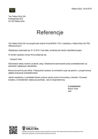 Referencja od firmy Taxi Rabka Zdrój 24h