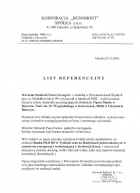 Referencja od firmy Korporacja BUDOMONT Sp. z o.o.