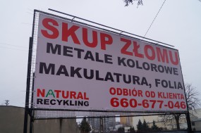 Skup surowców wtórnych - NATURAL RECYKLING Rafał Goliński Pruszków