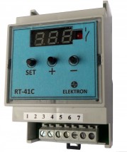 Cyfrowy regulator temperatury RT-41C/-50..+110 C z czujnikiem - P.P.U.  ELEKTRON  s.c. Zielona Góra