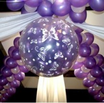 Wybuchowy balon, balonowa niespodzianka, prezent w balonie - PRIMO DECOR Stobno