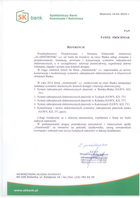 Referencja od firmy SK Bank