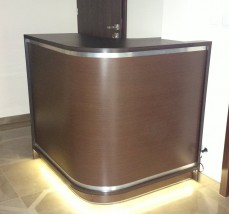 Lada recepcyjna - Zakład Stolarski Michał Pietrasz Krzywin