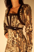 sukienka z bolerkiem komplet MONDOBELLO - Hurtownia i Sklep Odzieżowy - Ubrania Włoskie i Francuskie Mondo Bello Bielsko-Biała