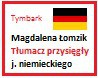 Tłumaczenie stron internetowych na niemiecki - Tłumacz przysięgły j.niemieckiego Magdalena Łomzik Tymbark
