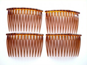 Grzebienie brązowe - Firma Handlowa  Klips  - ozdoby do włosów, biżuteria sztuczna Gdynia