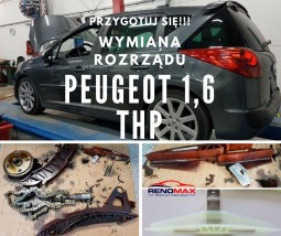 Wymiana rozrządu Peugeot 1,6 thp - RENO MAX s.c. Serwis Samochodów Francuskich Szeligi