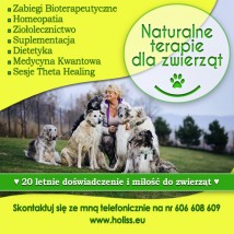 terapie dla zwierzat - Centrum  Medycyny Naturalnej Holiss  Zakopane