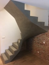 schody - mikrocement - ANTEK - kompleksowe remonty, mikrocement, mikrobeton Poznań
