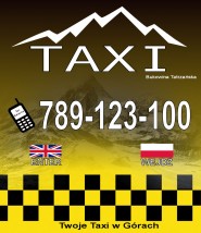 Taxi - Taxi Bukowina Tatrzańska Twoje Taxi w Górach Bukowina Tatrzańska