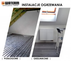 Montaż ogrzewania podłogowego Wejherowo - WATERM Technika grzewcza- instalacje