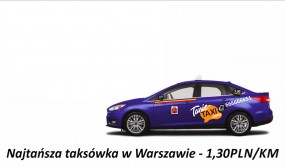 NAJTAŃSZA TAKSÓWKA 1,30zł/km - Tanie Taxi Sp z.o.o Warszawa